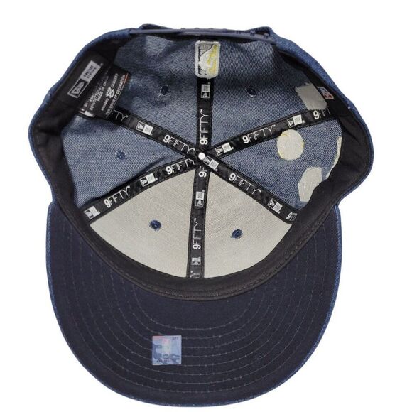 New Era Indiana Pacers Hat Mens Snapback 9Fifty NBA Blue Basketball NWOT - Picture 8 of 13